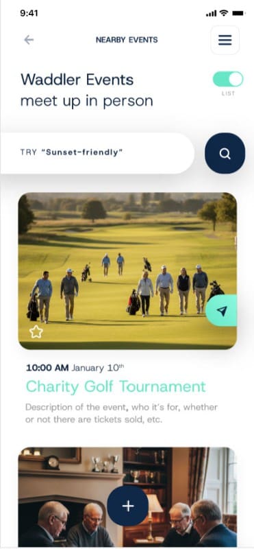 Waddle Nav app screenshot